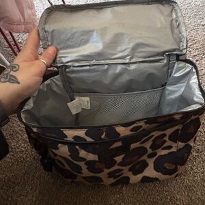 Leopard Print Insulated Lunch Bag